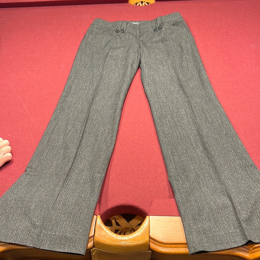 Grey wide legged dress pants